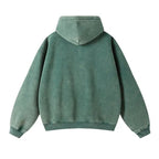 MAQVOB Vêtements de luxe de haute qualité, streetwear, vente en gros, tailles Euro et US, sweat à capuche entièrement zippé, lavé, teinture batik, printemps-automne