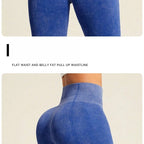 Leggings de Yoga de ponçage en Nylon pour femmes, pantalons serrés sans couture, haute élasticité, Sexy, levage des hanches, pantalons d'entraînement, de course, de gymnastique