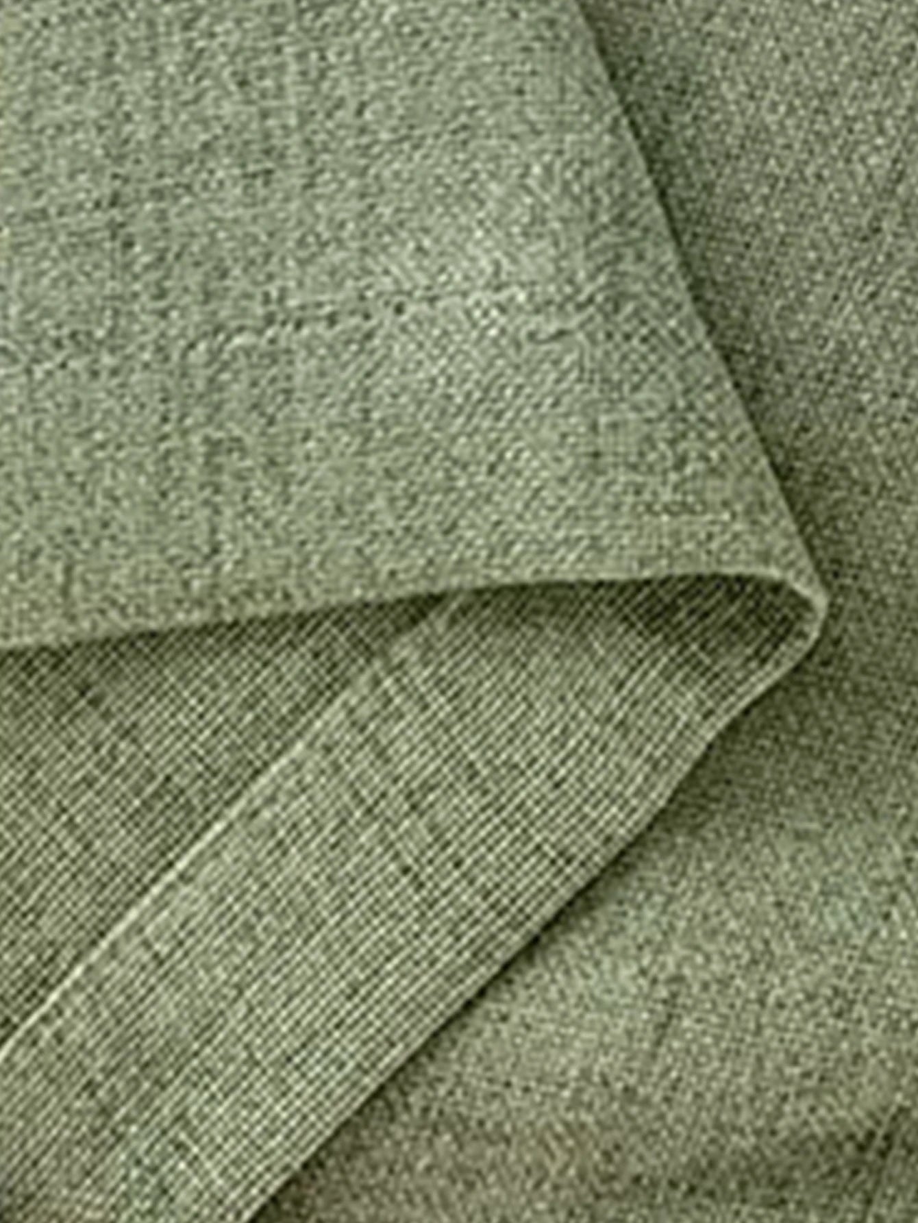 Printemps et été matcha japonais, rideaux en coton et lin vert rideaux transparents, rideaux opaques, lin luxueux pour chambres à coucher
