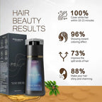 Shampoing de teinture capillaire pour cheveux gris pour femmes et hommes, Kit de teinture capillaire naturelle, Semi-permanent, noir, marron, violet, 200ml