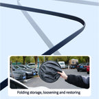 Pare-soleil réfléchissant UV pour voiture, pare-brise arrière, Protection solaire, Isolation thermique, rideaux de confidentialité pour voiture, rangement pliable