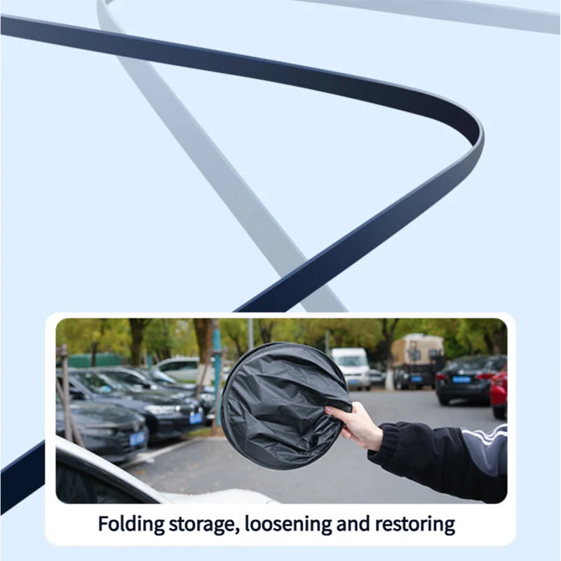Pare-soleil réfléchissant UV pour voiture, pare-brise arrière, Protection solaire, Isolation thermique, rideaux de confidentialité pour voiture, rangement pliable