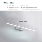 Led miroir lumières appliques salle de bain étanche blanc noir LED lampe plate moderne intérieur applique salle de bain éclairage maquillage