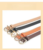 Ceinture femme mode boucle ardillon ceinture fine véritable luxe ceinture souple femmes avec pantalon Cargo jean ceinture coupe-vent ceinture en cuir PU