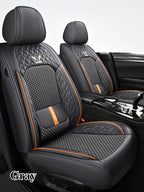 Coussin de siège auto ergonomique – Cuir Nappa et soie glacée, éponge haute résilience, confort toutes saisons pour la plupart des véhicules