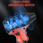 Souffleur d'air électrique turbo violent à 4 vitesses 130000 tr/min (sans batterie) Souffleur à jet sans balais pour batterie Milwaukee 18V