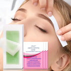 10/20/30/50 pièces bandes de cire épilatoire pour épilation papier de cire bandes de cire froide papier pour visage cou bras jambe corps outils de beauté