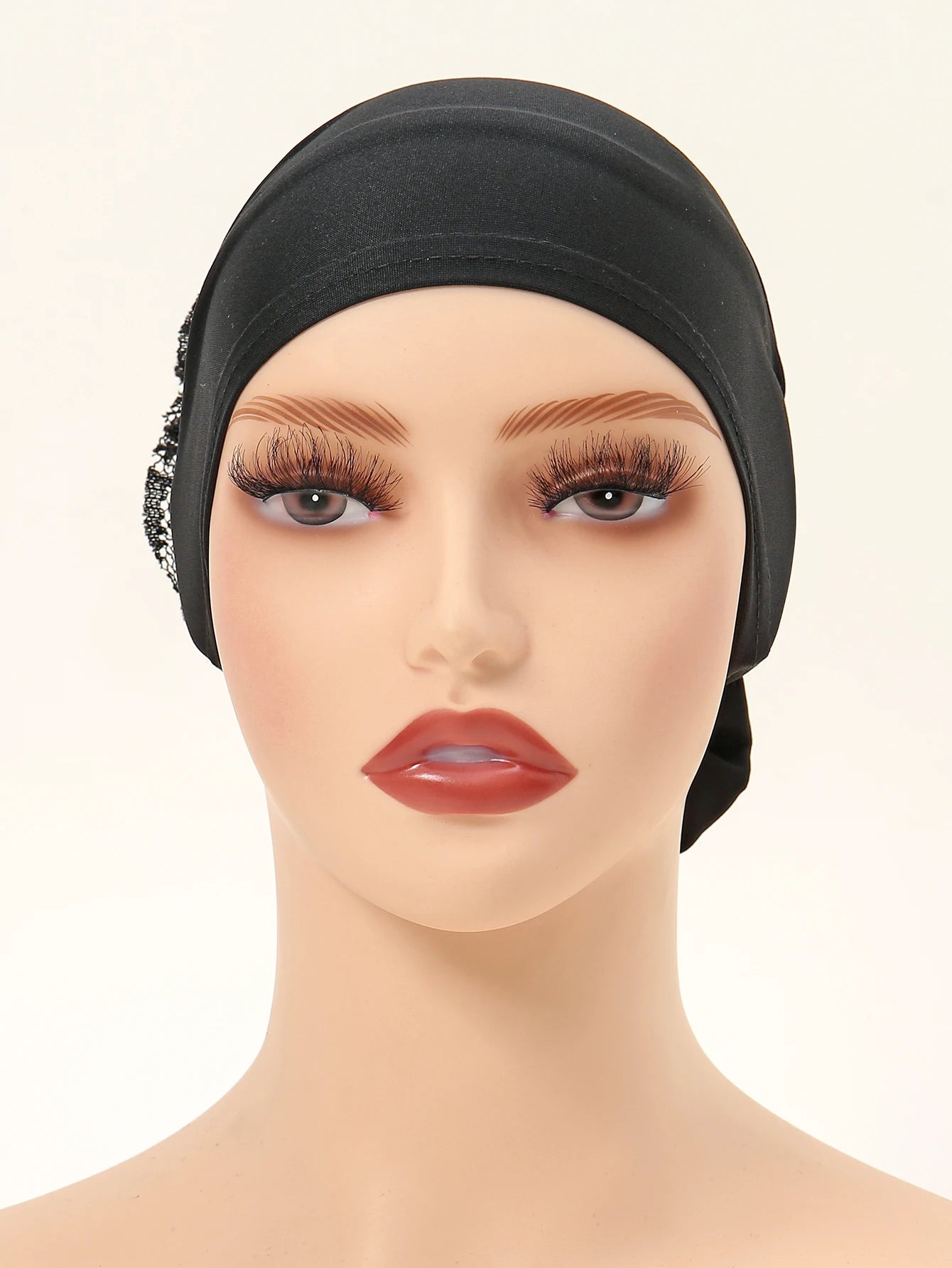Mousseline de soie pour femmes musulmanes, panhua, chapeau astronomique fin, enveloppement de la tête Islam, turban arrière, bande de sauna féminine, document solide