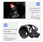 Casque de moto intégral ORZ-B08A, motif Mecha brillant, casque de course, casque de sécurité certifié DOT de Style italien avec Vi teinté