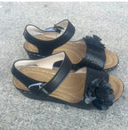 Femmes d'été sandales antidérapant chaussures légères pour femmes fleurs respirant classiques chaussures compensées femmes sandales femme 2026
