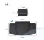 Universel pour Moto boîtier supérieur arrière boîte bagages coussin dossier Moto passager dossier arrière auto-adhésif antichoc