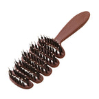 Brosse à cheveux en poils de sanglier, peigne antistatique, peigne de Massage de coiffure, brosse à cheveux bouclée, outils de coiffure pour Salon de coiffure, outils de maquillage