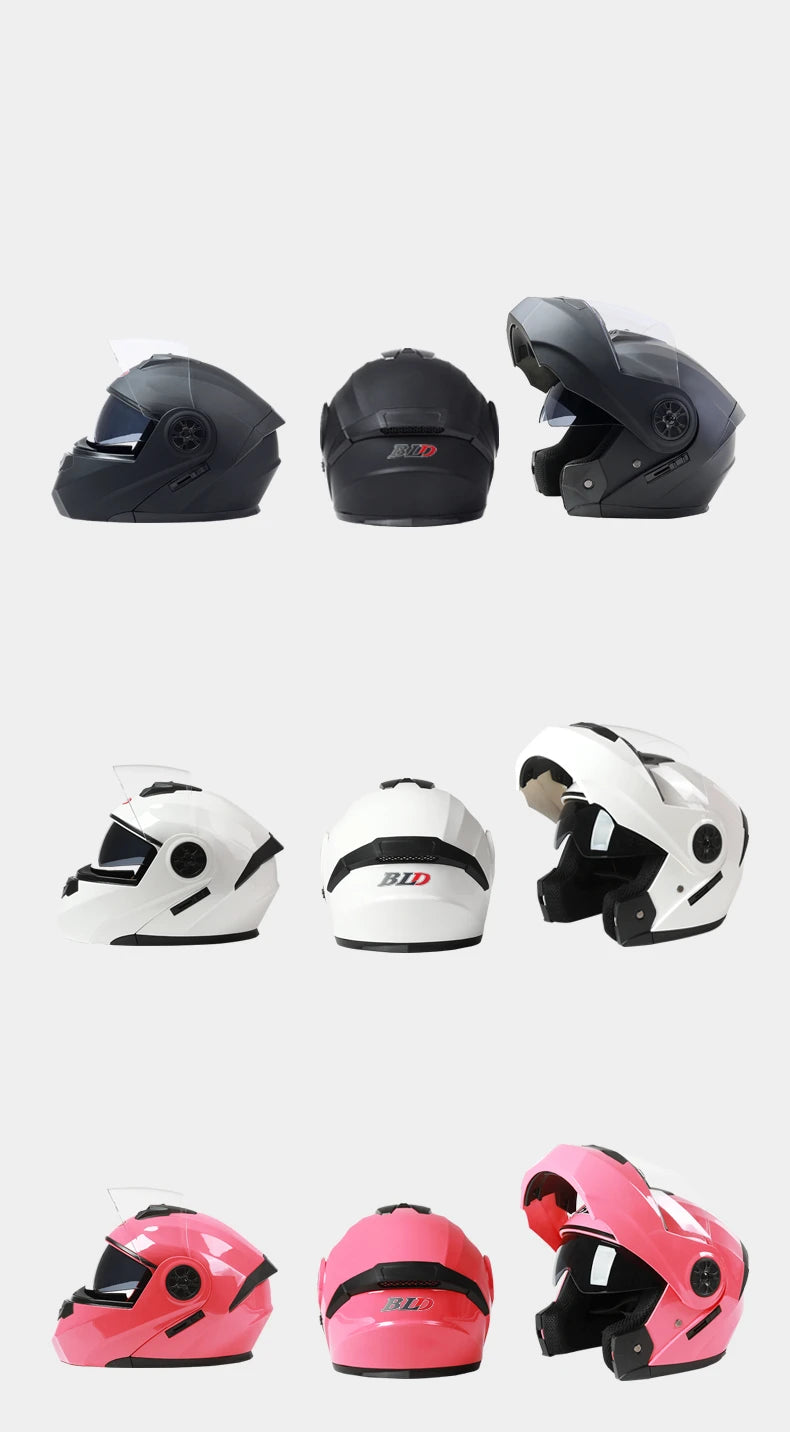D'expériences de moto modulaires personnalisés pour hommes et femmes, casque de moto intégral, lentille de tourisme, course de motocross, mode