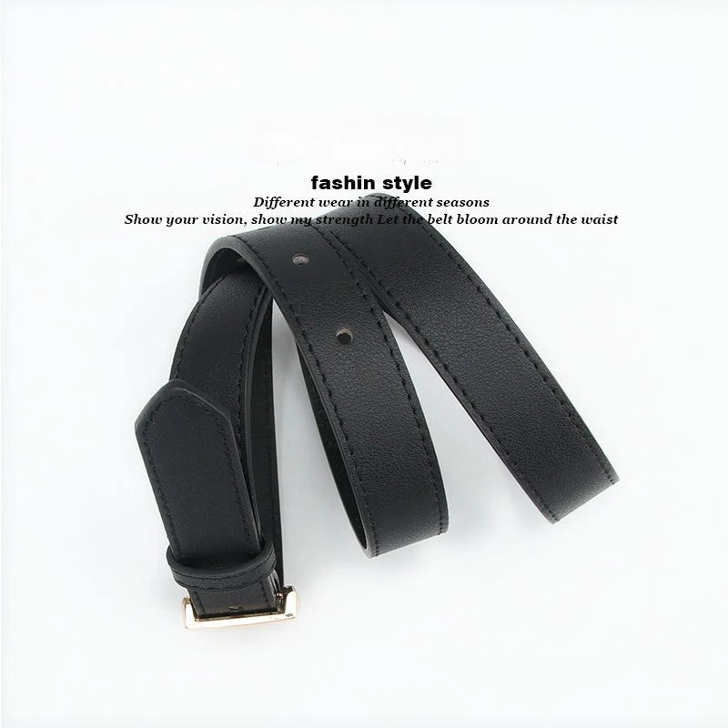 Ceinture femme mode boucle ardillon ceinture fine véritable luxe ceinture souple femmes avec pantalon Cargo jean ceinture coupe-vent ceinture en cuir PU