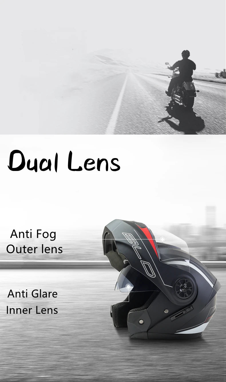 D'expériences de moto modulaires personnalisés pour hommes et femmes, casque de moto intégral, lentille de tourisme, course de motocross, mode