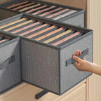 Organiseur de vêtements pour placards, boîte de rangement pour pantalons, jeans, organisateur de placard, tiroirs, sous-vêtements, chaussettes, t-shirts, organisateurs de rangement pour armoire