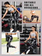 Leggings de teinture par nouage taille haute pour femmes, collants d'athlétisme, de Yoga, de course, de gymnastique, non transparents, Push Up, Fitness