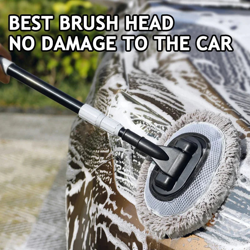 EAFC – brosse de nettoyage de voiture, Super absorbante, pour lavage de voiture, télescopique réglable, manche Long, vadrouille propre, Kit de lavage automobile