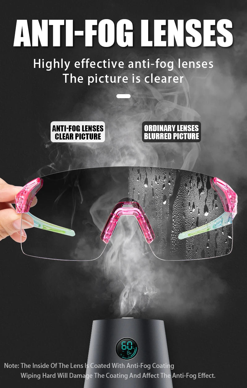 SCVCN extérieur Anti-buée photochromique lunettes de soleil hommes route Anti-buée cyclisme lunettes vélo femmes vélo vtt UV400 lunettes de sport