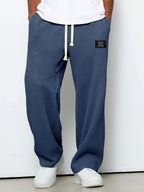 Pantalon de jogging décontracté pour homme 2026, coupe droite, taille élastique, jambe large, vêtements de sport pour homme, collection Printemps/Automne