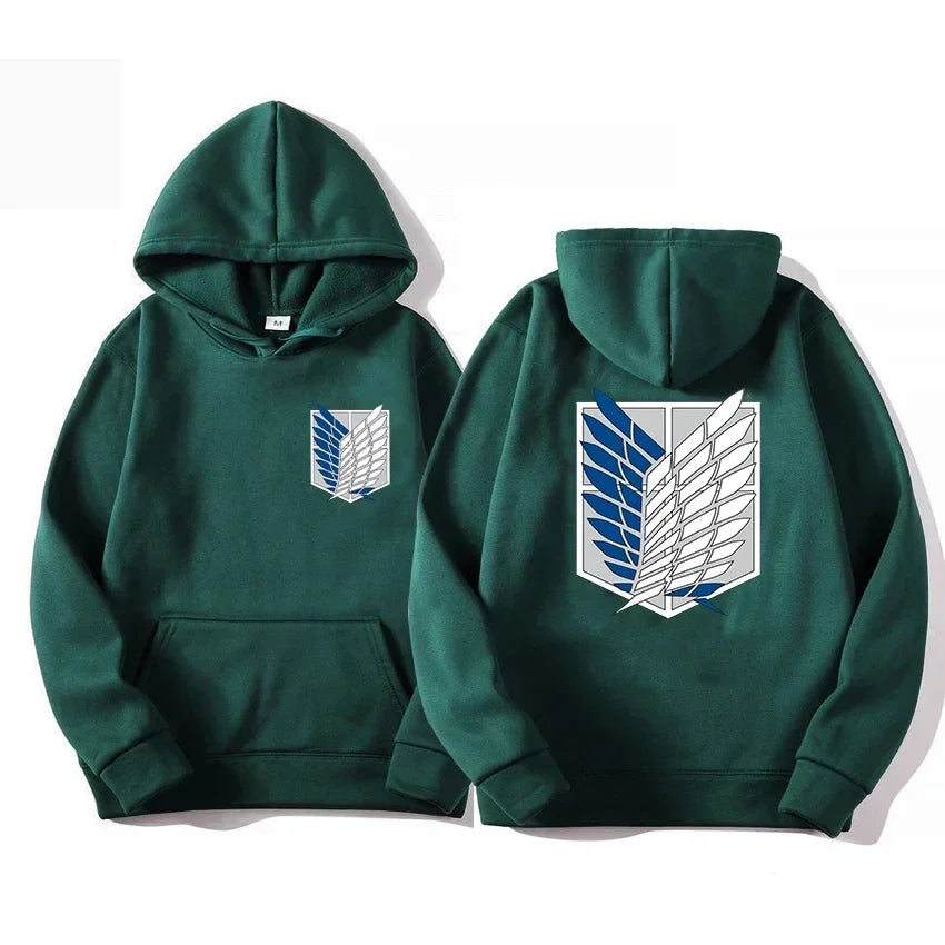 Sweats à capuche Shingeki No Kyojin, Attaque des Titans, PVD, Anime japonais, Vêtements Manga, Eren Yeager