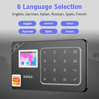 KERUI bricolage votre maison ensemble d'alarme 4G/WiFi système d'alarme pour la Protection de la sécurité à domicile détecteur de mouvement capteur de porte Tuya application intelligente