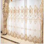 Rideaux de luxe brodés en Chenille européenne, pour salon, chambre à coucher, fenêtre, ensemble élégant, cantonnière, rideaux occultants personnalisés