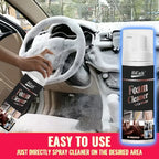Nettoyant à mousse multifonctionnel, délimination et nettoyage des taches intérieures de voiture, siège en cuir, nettoyeur de mousse pour la maison, Spray d'entretien, lavage