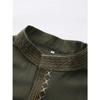 Nouvelle robe islamique musulmane pour hommes, thobe à manches longues, broderie classique, robe de style ethnique arabe, robe décontractée formelle pour hommes, robe de prière