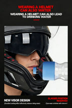 Casque de moto modulaire intégral pour adulte certifié DOT 3C, double visière pare-soleil, anti-UV, à dégagement rapide, Casco Capacete