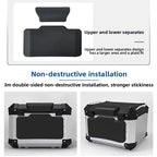Universel pour Moto boîtier supérieur arrière boîte bagages coussin dossier Moto passager dossier arrière auto-adhésif antichoc