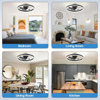 Ventilateur de plafond LED silencieux avec télécommande, ventilateur de plafond moderne, éclairage à intensité variable, chambre à coucher, bureau, salle à manger