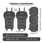 Housse de protection antidérapante et respirante pour coussin de siège de voiture, confortable, pour citroën C5 C1 C2 C6 C4L DS3 DS4 DS5 c-elysee Grand Berlingo