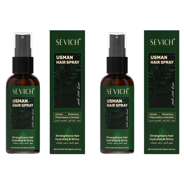 Ensemble de prévention de la perte de cheveux 1/2/3 pièces, huile essentielle pour la repousse rapide des cheveux, savon shampooing artisanal Usman, sérum capillaire, épaississement du cuir chevelu