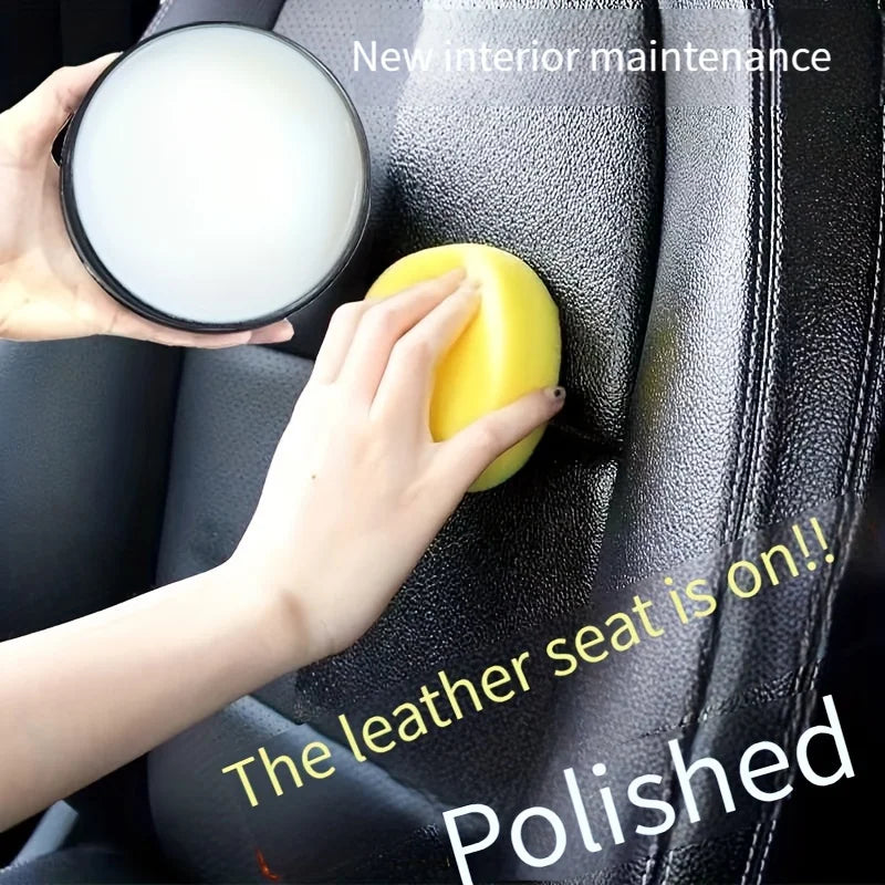 Huile d'entretien de siège en cuir de voiture, crème multifonctionnelle, polissage intérieur, élimination des taches, livres de canapé remis à neuf