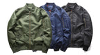 Veste bombardier pour hommes, nouvelle collection printemps-automne 2026, vestes de Baseball pour hommes, vêtements d'extérieur pour pilotes, manteau vert armée, fermeture éclair, uniforme tactique pour hommes