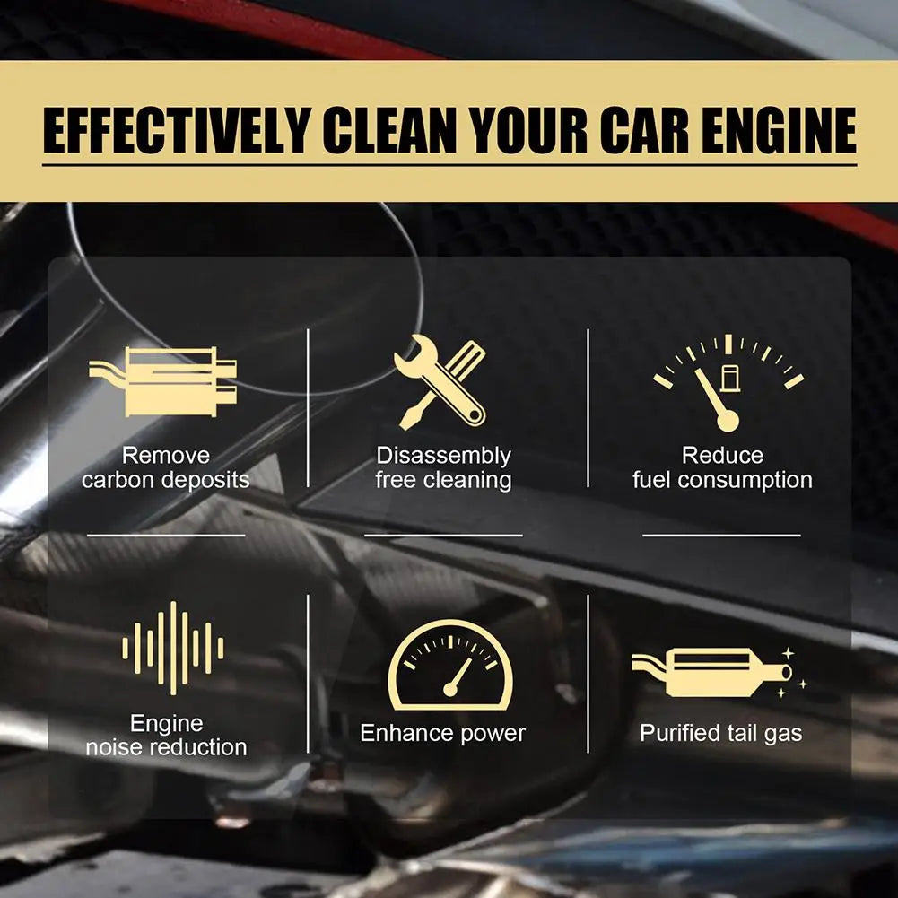 Nettoyeur de convertisseur catalytique de voiture 30ml, nettoyage en profondeur, nettoyeur polyvalent pour moteur CSV, accélérateurs propres, catalyseurs, nettoyeur facile