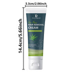 Crème dépilatoire pour hommes 100g – Douce pour peaux sensibles, utilisation complète du corps, hydratant longue durée et lisse et soyeuse
