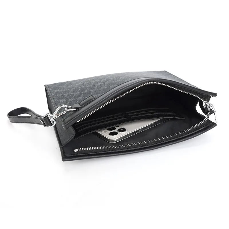 Nouveaux hommes pochettes sacs homme portefeuilles enveloppe sac sac à main affaires mâle téléphone pochettes concepteur hommes sacs bracelets sacs