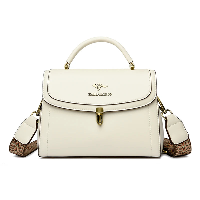 Sacs à bandoulière en cuir pour femmes, sacs à main de luxe pour dames, sac messager féminin, haute qualité, 2026
