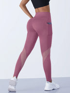 Pantalon de Yoga en maille pour femmes, 1 pièce, Leggings façonnant, taille haute, contrôle du ventre, hanches, course à pied, entraînement, vêtements de sport