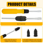 Clous de Réparation Pneus Tubeless – Kit 21 pcs Bouchons Caoutchouc Anti-Crevaison