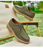 Chaussures de marche en cuir de vache pour hommes, mocassins décontractés à semelle Durable, à la mode, nouvelle collection printemps-automne 2026