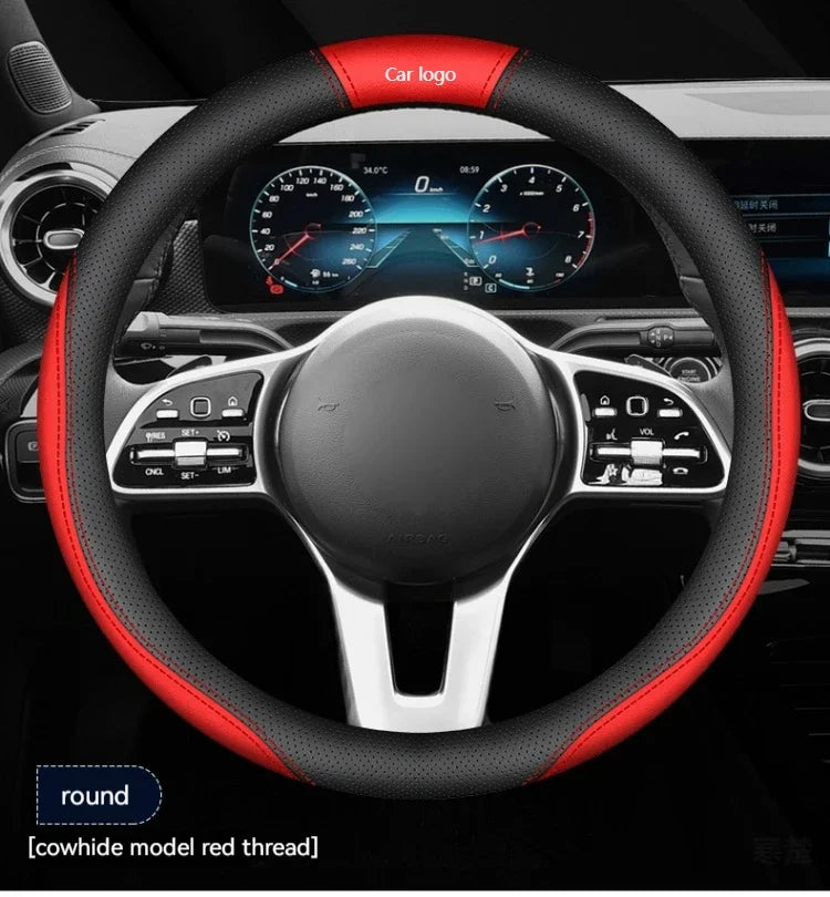 Housse de volant de voiture en daim et cuir, pour Changan UNI-K UNI-T CS15 CS35 CS55 CS75 PLUS CS85 Coupe CS95 Alsvin CX70, accessoires