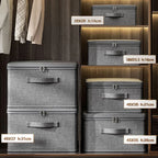 Boîte de rangement pour vêtements avec fermeture éclair, sac de rangement pliable de grande capacité pour vêtements et couettes, organisateur de garde-robe, boîte de rangement pour sous-vêtements