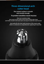 Tondeuse à poils de nez Rechargeable et épilateur du visage pour hommes rasoir à poils de nez pour dégagement nasal-outil de toilettage portable pour