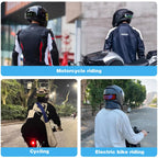 Affichage de casque LED, feu arrière de casque de Moto, voyant d'avertissement, accessoires de Moto