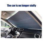 Rideaux de fenêtre avant de voiture, pare-brise à 6 ventouses, couverture de protection solaire pour voiture, blocage UV, accessoires de pare-soleil
