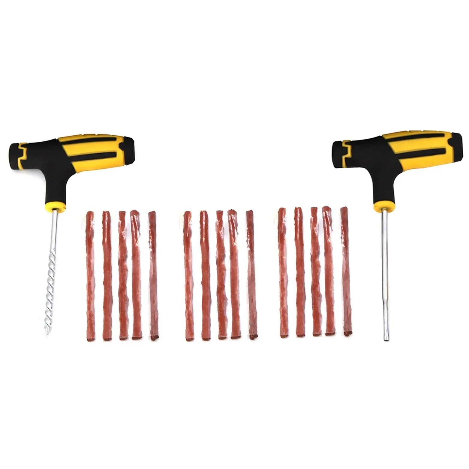 Clous de Réparation Pneus Tubeless – Kit 21 pcs Bouchons Caoutchouc Anti-Crevaison