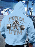 Sweat à capuche doux et confortable pour hommes, à la mode, Fitness, entraînement musculaire, lettre imprimée, haut de sport urbain en plein air, automne